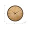 Monarch Specialties Clocks, 30-in. Round, Large Oversized, Wall Clock, Brown, Modern, Contemporary I 9022 - alternate 2
