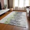 Homeroots 5' X 8' Green And Silver Abstract Washable Indoor Outdoor Area Rug 582387 - alternate 4