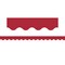 Teacher Created Resources Cranberry Red Scalloped Border Trim, 35 Feet Per Pack, 6PK TCR9242 - alternate 2