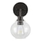 Jonathan Y Sandrine 6.5" 1-Light Iron/Seeded Glass Cottage Rustic LED Vanity Light, Oil Rubbed Bronze JYL7526A - alternate 8