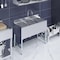Amgood Three Compartment Undr Bar Snk, 18-3/4in. x 38-1/2in. x 30in. w/3in. Bcksplsh, 10in. x 14in. Bowls AMG SINK BAR S3C-101410-NF-Z - alternate 4