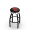 Holland Bar Stool Co 25" Blk Wrinkle USC Trojans Swivel Bar Stool, Chrome Ring L8B3C25SouCal - alternate 1