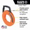 Klein Tools Multi-Groove Fiberglass Fish Tape with Spiral Steel Leader, 100-Foot 56380 - alternate 3