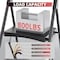 Wrightmaster 4.2 ft. Metal Folding Step Ladder, 9 ft. Reach, with Tool Holder, 800 lbs. Load Capacity ZOR-WK29-4-DF - alternate 6