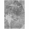 Homeroots 9' X 12' Gray Charcoal And Silver Abstract Washable Indoor Outdoor Area Rug 582954 - alternate 4