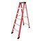 Wrightmaster 5.2 ft. Fiberglass Single-Sided Step Ladder, 10 ft. Reach, with Tool Holder, 330 lb. Load Capacity ZOR-P312090 - alternate 1