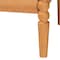 Baxton Studio Lucera Mid-Century Oak Brown 2-Drawer Bobbin Nightstand 257-14123-ZORO - alternate 7