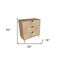 Homeroots 30" Natural Wood Three Drawer Dresser 552259 - alternate 9