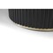 Homeroots 110" Black Solid Wood Double Pedestal Base Dining Table 719266 - alternate 5