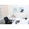 M&T Displays Frameless Tempered Glass Dry Erase Board Magnetic Board - White - 13.78x13.78 inch T00MGB0335X2000 - alternate 5