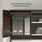 Bestar U Shaped Desk U-Shaped Desk, Lat. File/Bkcs, Drk Choc, 93.6" D X 65.9" H, 65" W X Melamine 52850-79 - alternate 4