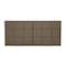 Manhattan Comfort Clive 72in Dresser in Walnut Brown and Gold (6-Drawer) DR1562-3 - alternate 4