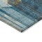Homeroots 9' X 12' Teal Blue Gold And Silver Geometric Washable Indoor Outdoor Area Rug 618761 - alternate 6