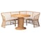 Bali & Pari Ellard Bohemian Light Honey Rattan 3-Piece Dining Nook Set 258-14178-14179-14154-ZORO - alternate 1