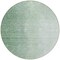 Homeroots 8' Artichoke Green And Fern Green Round Abstract Washable Indoor Outdoor Area Rug 588222 - alternate 5