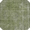 Homeroots 8' Green And Silver Round Medallion Washable Indoor Outdoor Area Rug 616432 - alternate 4