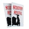 Signmission Scooter Rental, Plastic Signs Only 24 Inch x 36 Inch, Corrugated Plastic, 2PK CSB-2436-2PACK-Scooter Rental - alternate 1