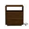 Homeroots 23" Brown Wood Accent Cabinet 691674 - alternate 1