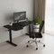 Homeroots 59" Adjustable Black L Shape Computer Desk 528668 - alternate 6
