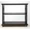 Homeroots 27" Dark Brown Two Tier Standard Bookcase 389571 - alternate 4
