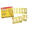 Partners Brand Brass Stencils, Letter/Number, 3", Brass, PK45 STBLN3 - alternate 3