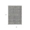 Homeroots 3' X 5' Gray Ivory And Gold Geometric Washable Indoor Outdoor Area Rug 612178 - alternate 8