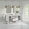 James Martin Vanities Breckenridge 60 in. Double Vanity, Bright White, w/ 3 CM Ethereal Noctis Quartz Top 330-V60D-BW-3ENC - alternate 4
