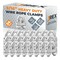 Jrex Safety Galvanized Steel Wire Rope Cable Clip Clamp - 5/16" U-Bolt Style, 24PK GCC516-JR-24PK - alternate 1