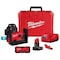 Milwaukee Tool M12 Green 360 Degree 3-Plane Laser w/Automatic Alignment & Receiver 3642-21 - alternate 1