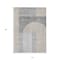 Homeroots 10' X 14' Silver Gray And Beige Geometric Washable Indoor Outdoor Area Rug 582733 - alternate 3