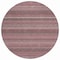Homeroots 8' Red And Burgundy Round Striped Washable Indoor Outdoor Area Rug 610590 - alternate 6