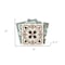 Homeroots 5" X 5" Vintage Sage Mosaic Peel And Stick Removable Tiles 390859 - alternate 3