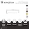 Kingston Brass 36"-60" Stainless Steel Adjustable Shower Curtain Rod with Rings, Oil Rubbed Bronze KSR365 - alternate 2