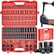 Vevor 1/2 in Drive Impact Socket Set 91 Pcs SAE 5/16 to 1-1/4 in Metric 8-32 mm, 91PK 69300004 - alternate 1