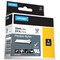 Dymo Rhino Flexible Nylon Industrial Label Tape, 0.75 in. x 11.5 ft, White/Black Print 18489 - alternate 2