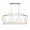Jonathan Y Pagoda 49" 6-Light Classic Traditional Metal Linear Cage Lantern LED Pendant, Oil Rubbed Bronze/Brass JYL7439D - alternate 7