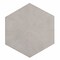 Homeroots 50" Gray Wood Hexagon Distressed Block Coffee Table 714208 - alternate 4