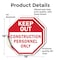 Signmission Keep Out Construction Personnel Onl, 18 inch X 18 inch, Vinyl Decal, 2PK OC-D-2PACK-18-68 - alternate 2