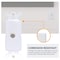 Newhouse Hardware Decora White TV Cable Wall Plate CVI-WH-01 - alternate 4