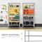 Factory 2U Wire Shelving Unit, 14inD x 30inW x 60inH, 5 Shelves, Medium Duty 250 lbs Per Shelf, Chrome 803972 - alternate 4