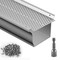Vevor Gutter Guard 5 in Wide 104 ft Length Cover Mesh Leaf Debris Protection 5in-104 - alternate 1