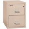 Fireking 2 Drawer, 1 Hr Fire & Impact Rated, Vertical, 31" depth Letter Champagne 2-1831-CCH - alternate 1