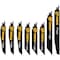 Dewalt 8 Piece 2X Recip Blade Set with ToughCase DWA4101 - alternate 1
