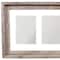 Homeroots 5" x 7" Natural Distressed Reclaimed Wood Hanging Picture Frame with Mat 380300 - alternate 4