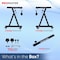 Thepromaster Z-Design Keyboard Stand, 20-34 Inches Adjustable Portable, Universal, Foam-Padded Arms PRMSKEY98 - alternate 3