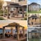 Sunjoy 12x10 Kingston Hardtop Rectangular Gazebo Wood A10204361000 - alternate 9