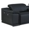 Homeroots Black Italian Leather Power Reclining U Shaped Seven Piece Corner Sectional With Console 476591 - alternate 7