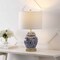 Jonathan Y Gretchen 25" Classic Traditional Ginger Jar Ceramic/Metal LED Table Lamp, Blue/White JYL3051A - alternate 6