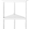 Homeroots White Solid Wood Corner Bookcase 379944 - alternate 4