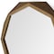 Homeroots 32" Brown Solid Wood Octagon Framed 376397 - alternate 5